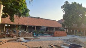 Tampak Proyek Revitalisasi SDN 1 Getassrabi. (Foto;Ist)